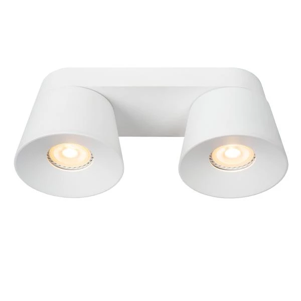 Lucide TRIGONO - Plafondspot - 2xGU10 - Wit - detail 1